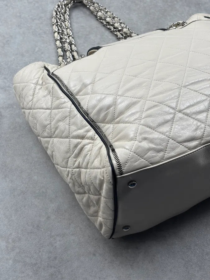 Chanel Quilted Beige Leather Business Affinity Bag TFXTges 16