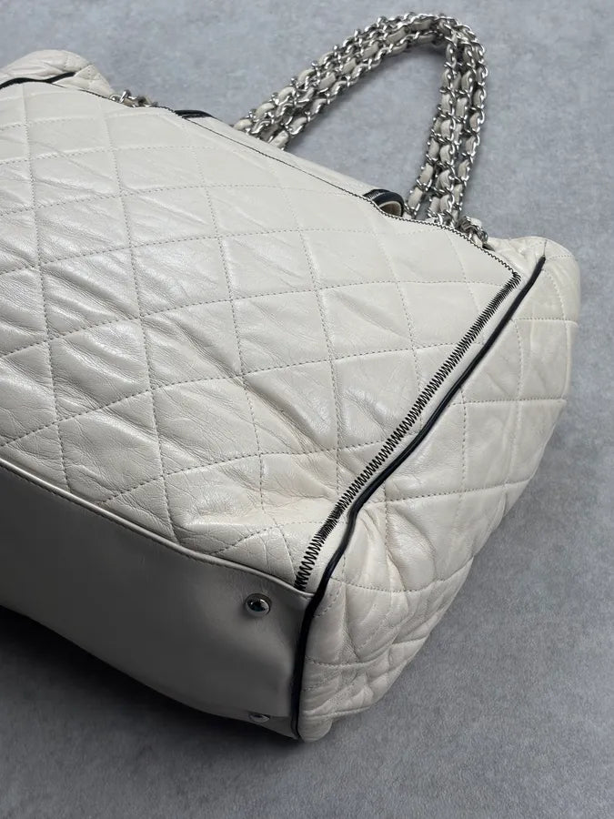 Chanel Quilted Beige Leather Business Affinity Bag TFXTges 15