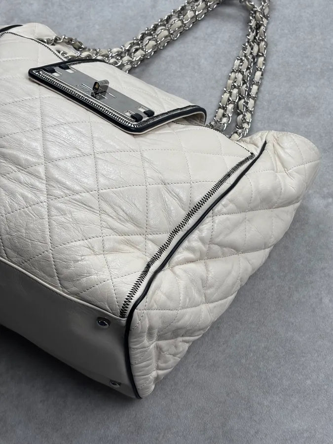 Chanel Quilted Beige Leather Business Affinity Bag TFXTges 7