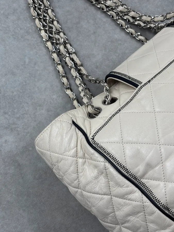 Chanel Quilted Beige Leather Business Affinity Bag TFXTges 17