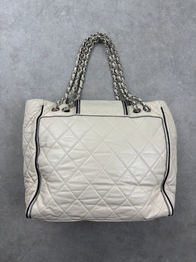 Chanel Quilted Beige Leather Business Affinity Bag TFXTges 14