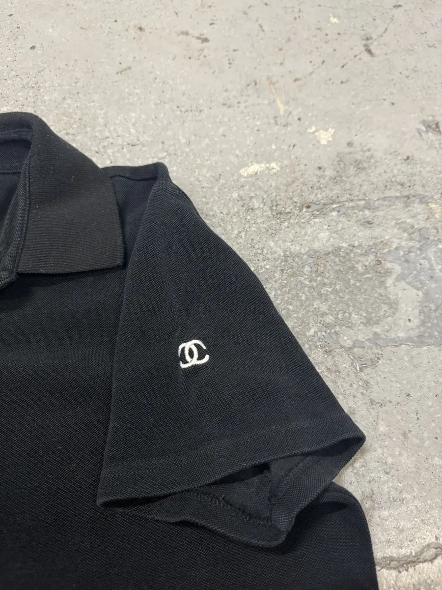 Chanel Uniform Black Classic Polo Shirt ygYDPla 3