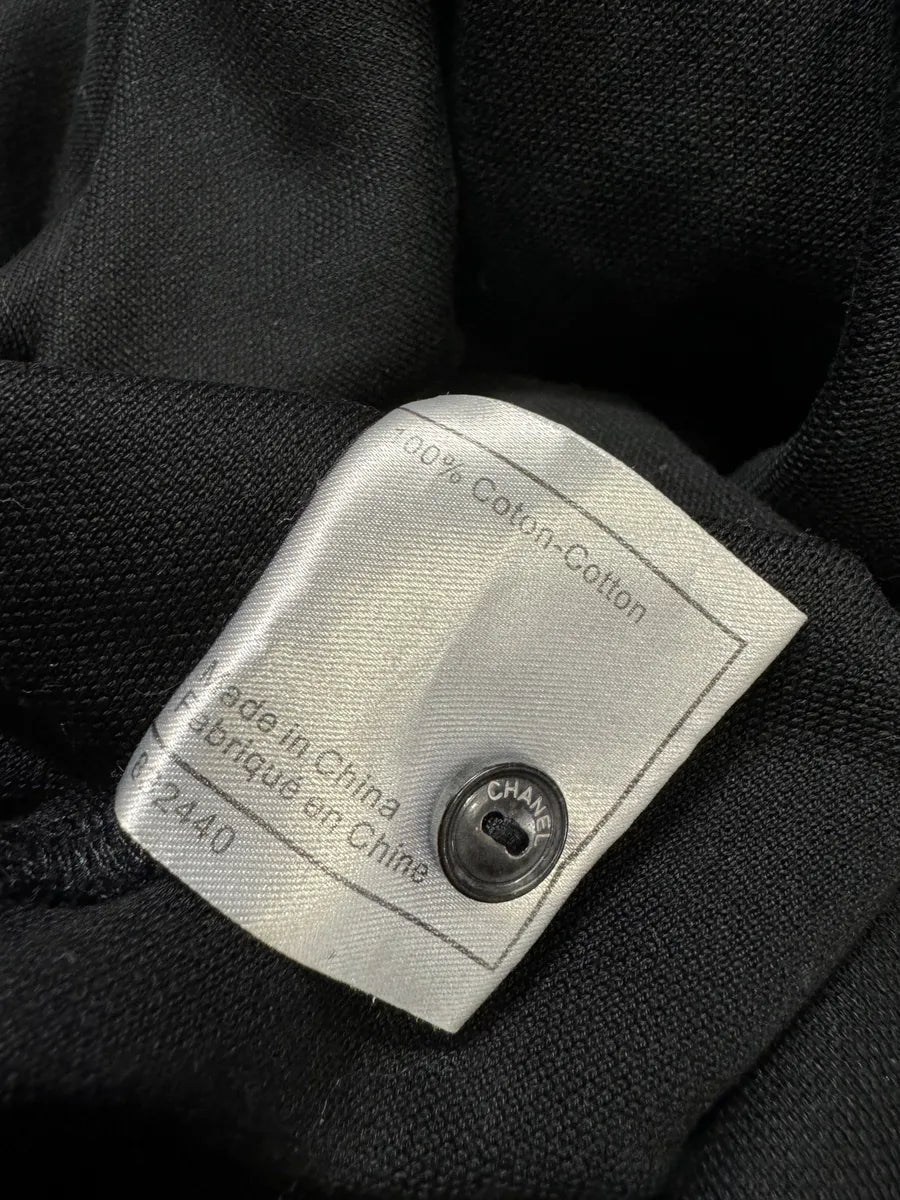 Chanel Uniform Black Classic Polo Shirt ygYDPla 6