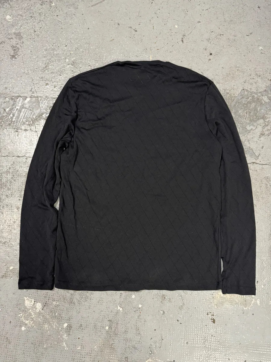 Chanel Uniform Black Logo Longsleeves GksnOWU 1
