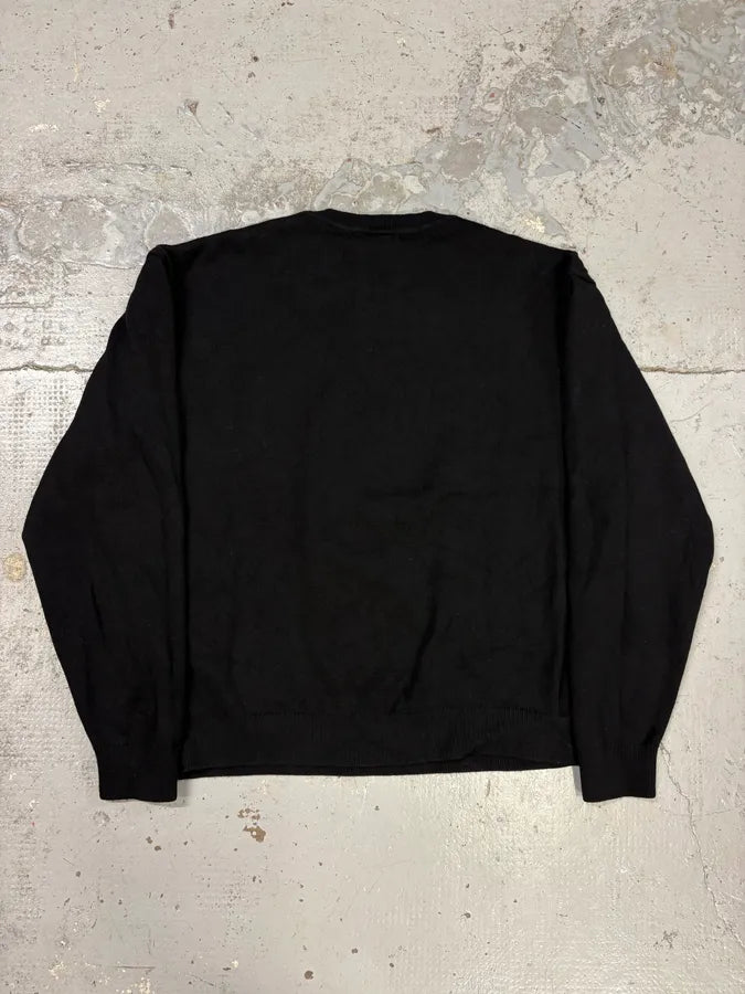 Chanel Uniform Black Wool Sweater fozPJuc 5