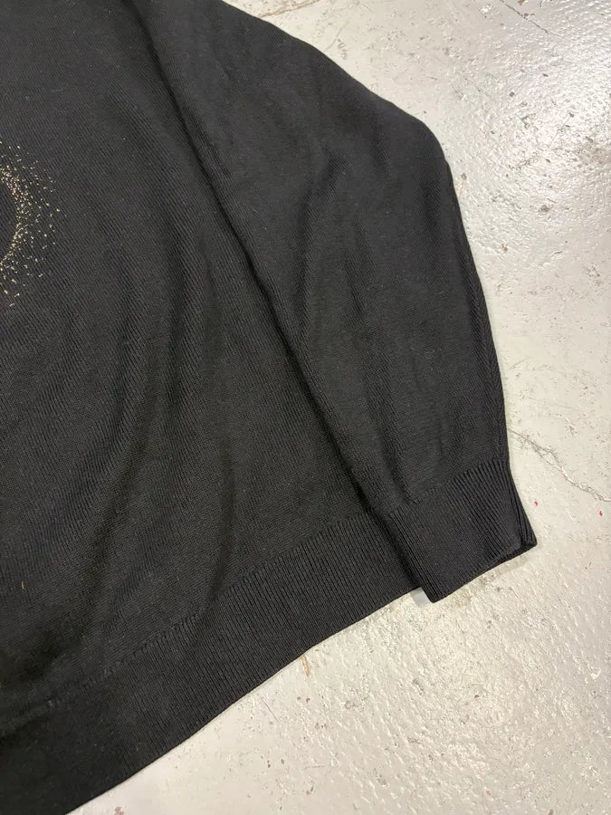 Chanel Uniform Black Wool Sweater fozPJuc 6