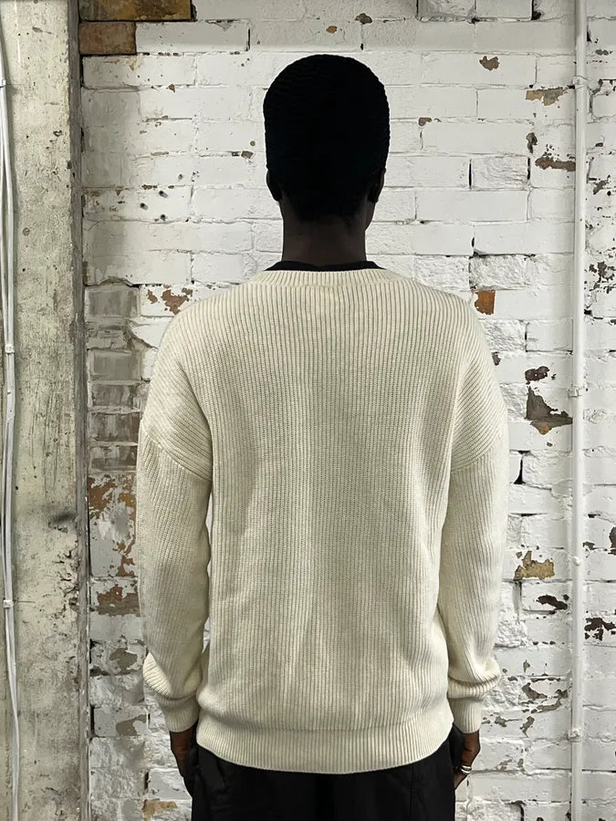 Chanel Uniform Logo Beige Sweater oXFhSFj 2