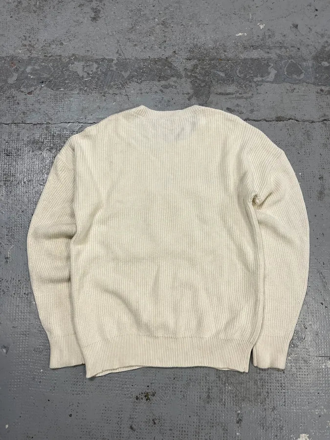 Chanel Uniform Logo Beige Sweater oXFhSFj 5