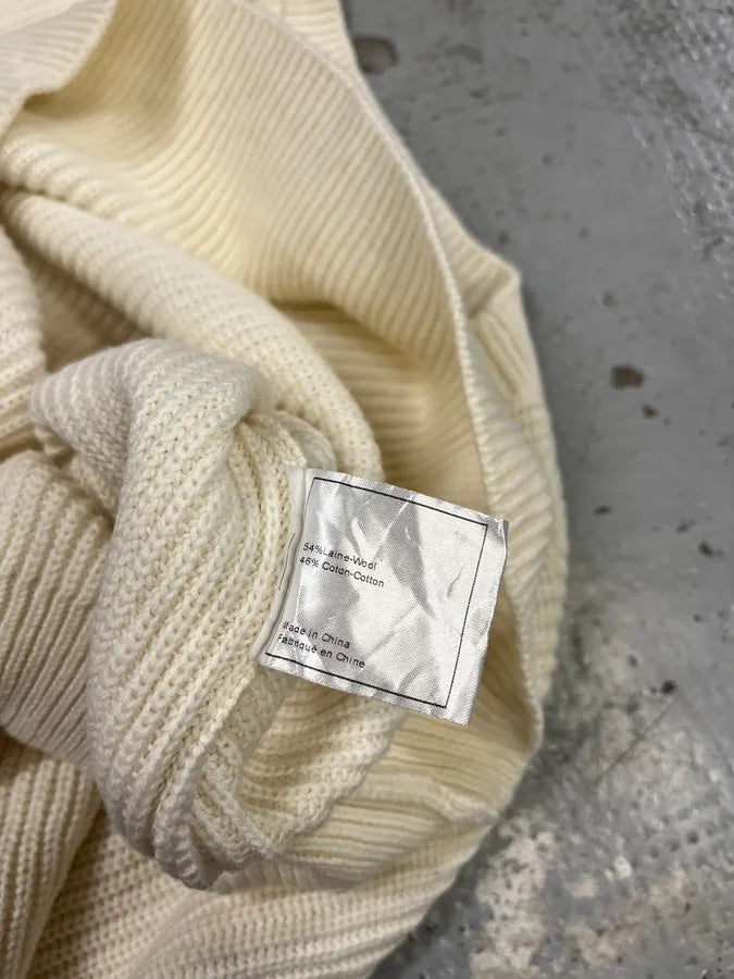 Chanel Uniform Logo Beige Sweater oXFhSFj 7