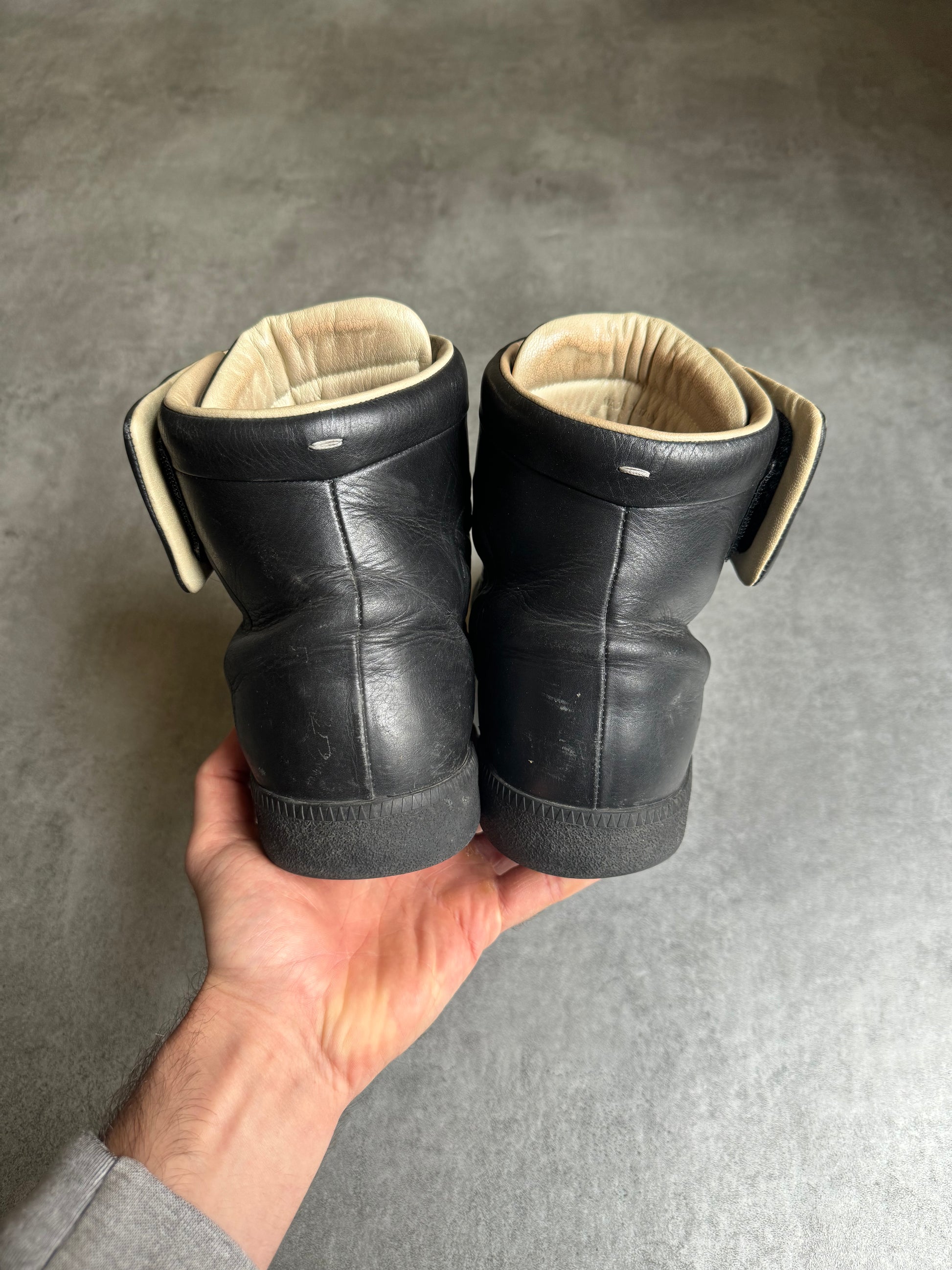 Maison Margiela Future High Black Leather (46) - 4