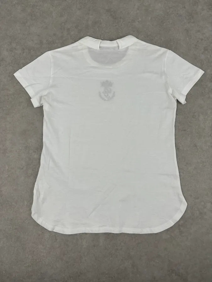 Dolce & Gabbana White Short Sleeves Logo T-Shirt EdLOApY 4