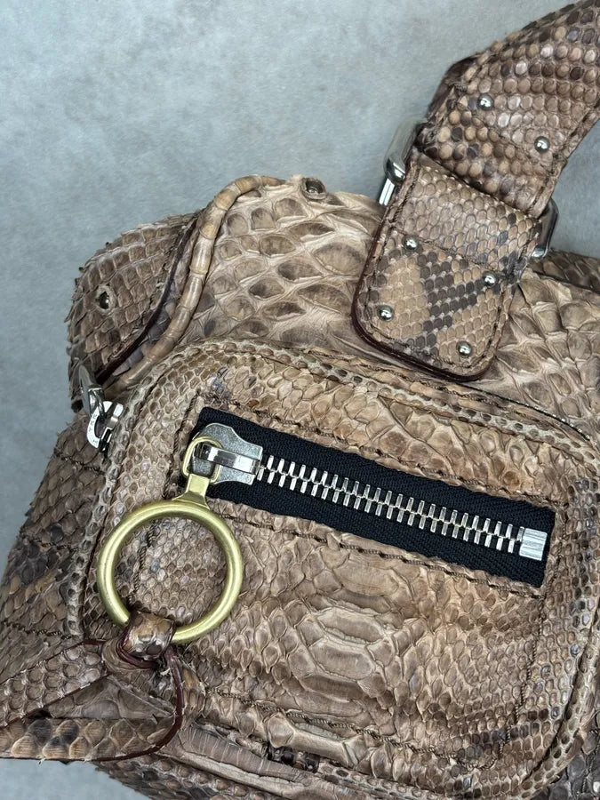 Chloé Betty Beige Python Leather Bag vQDiGot 6