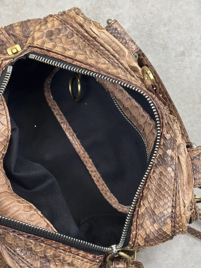 Chloé Betty Beige Python Leather Bag vQDiGot 14