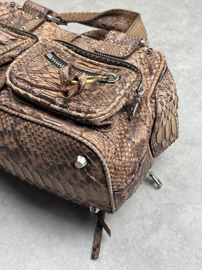 Chloé Betty Beige Python Leather Bag vQDiGot 11