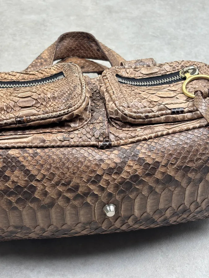 Chloé Betty Beige Python Leather Bag vQDiGot 7
