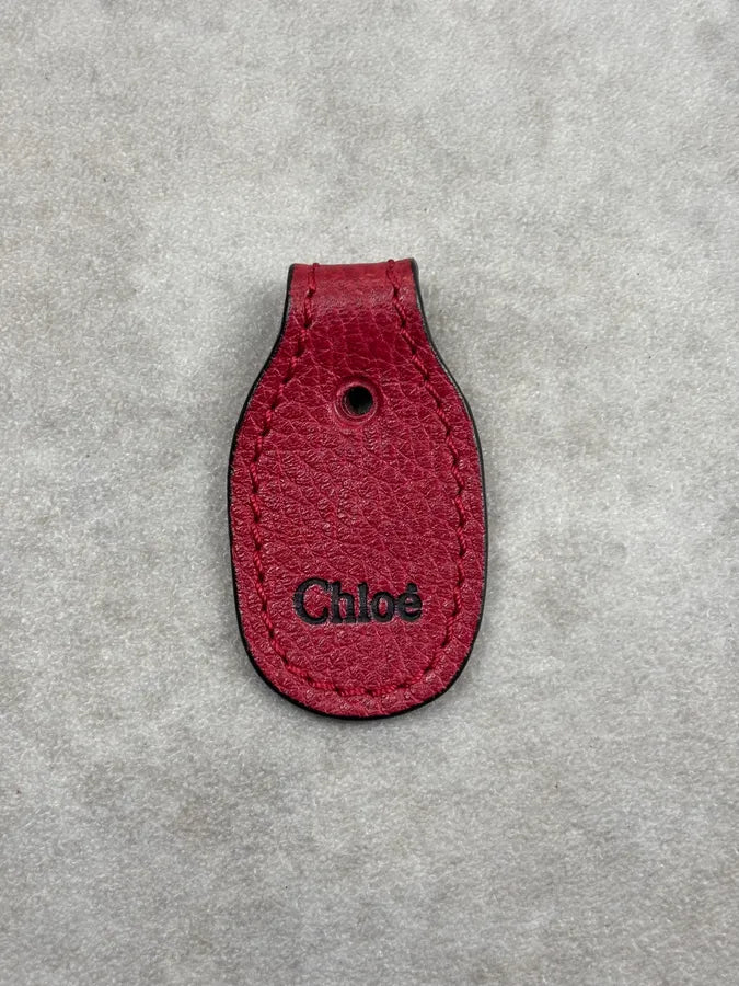 Chloé Red Python Leather Handle Bag HQwyRwD 22