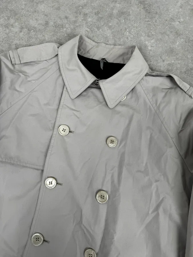 2010s Dior Grey Classy Trench Coat cNQEeRL 5