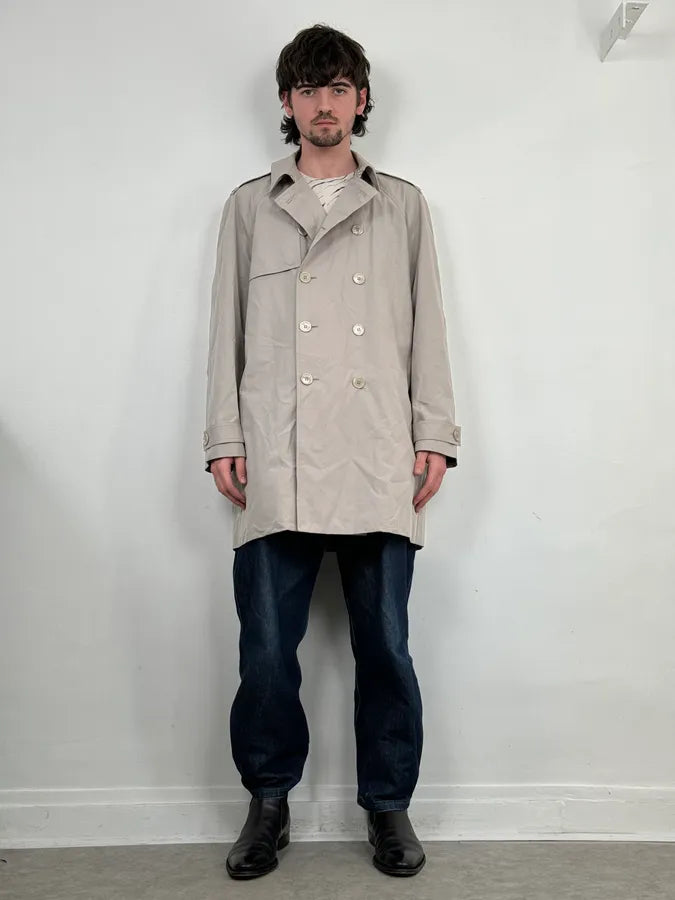 2010s Dior Grey Classy Trench Coat cNQEeRL 1
