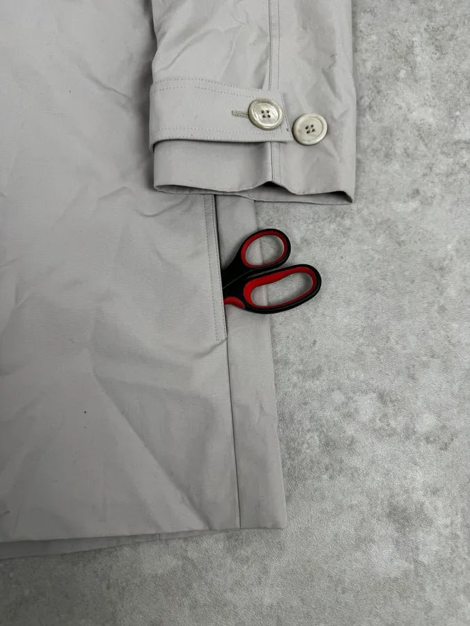 2010s Dior Grey Classy Trench Coat cNQEeRL 8