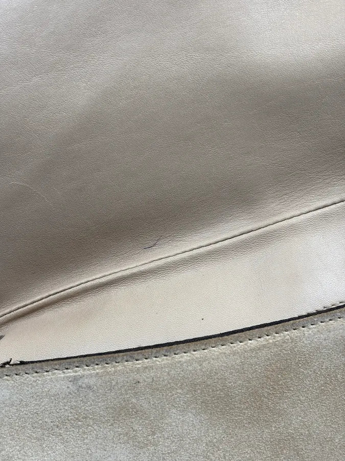 AW2002 Christian Dior Beige Suede Lace-Up Shoulder Bag by Galliano OGfRdLh 17