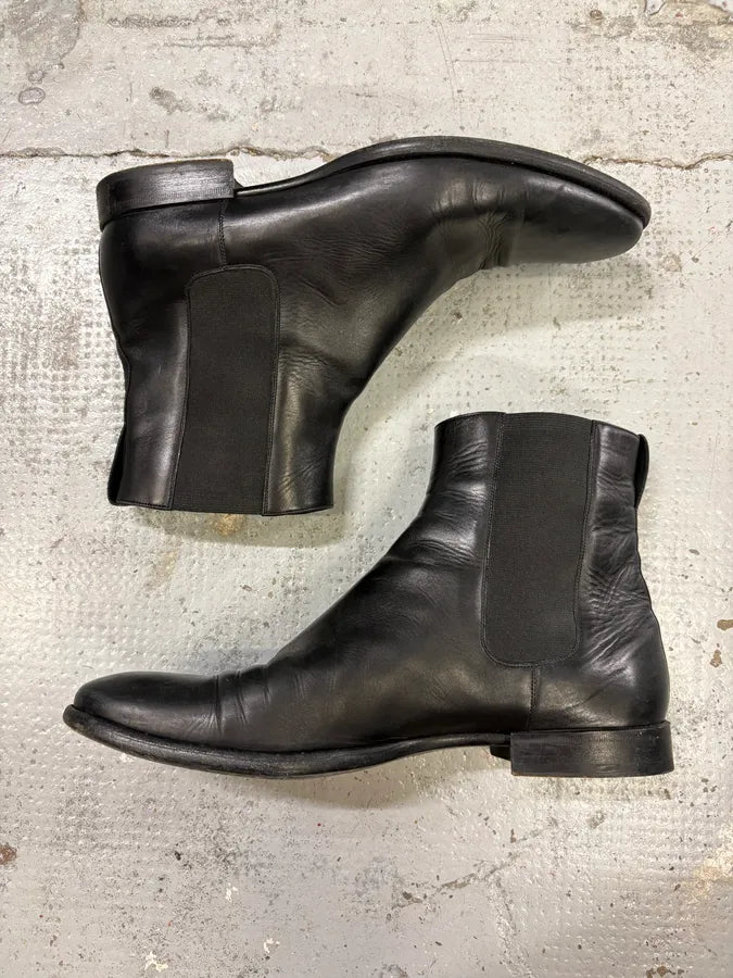 Christian Dior Black Minimalist Pure Leather Boots NHkPnCv 2