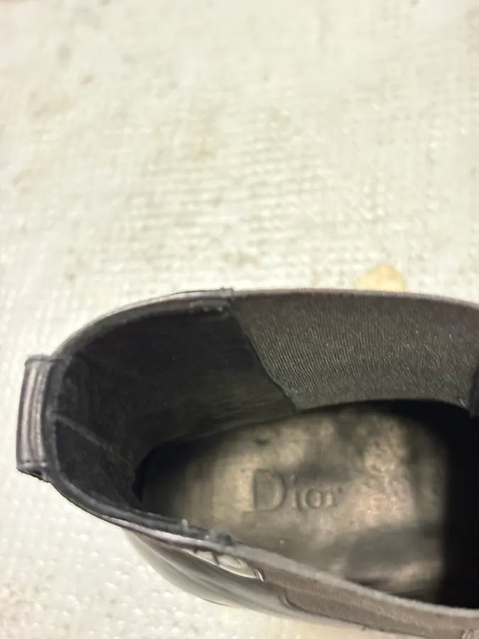 Christian Dior Black Minimalist Pure Leather Boots NHkPnCv 7