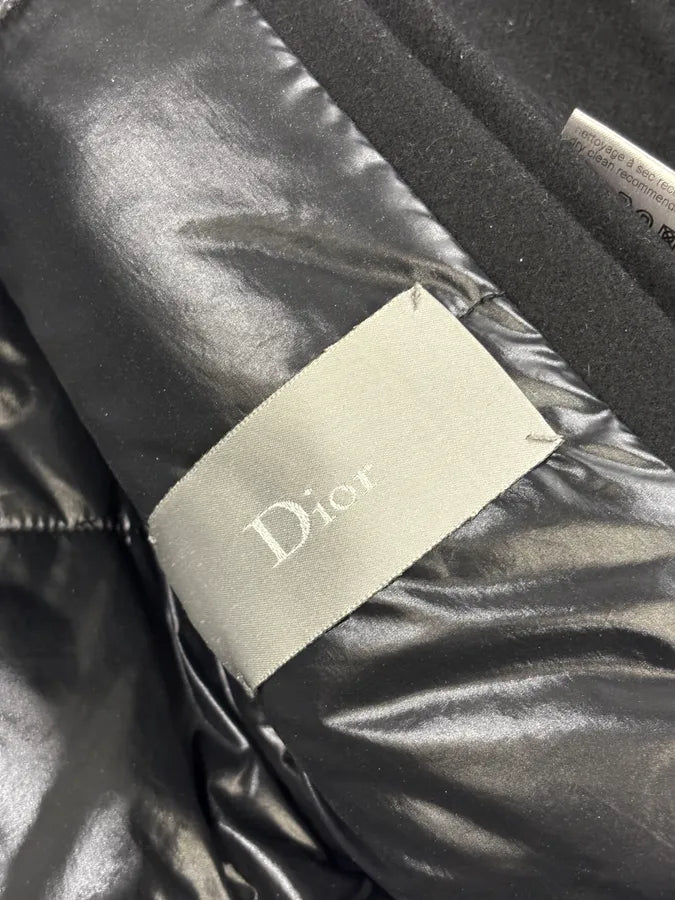 AW2009 Dior Black Wool Multi-Pocket Classy Coat by Kris Van Assche JsoggUI 10