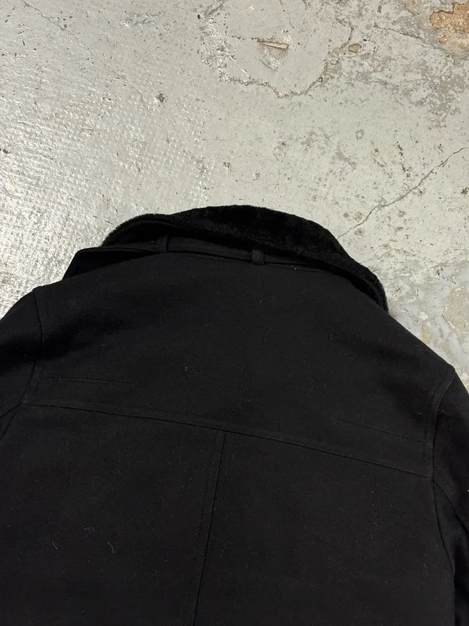 AW2009 Dior Black Wool Multi-Pocket Classy Coat by Kris Van Assche JsoggUI 7