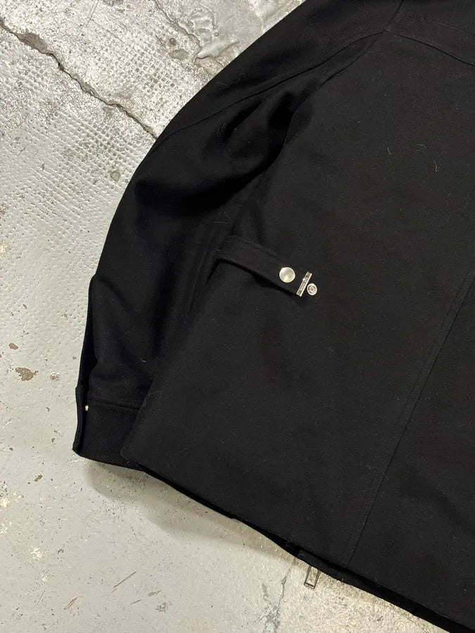 AW2009 Dior Black Wool Multi-Pocket Classy Coat by Kris Van Assche JsoggUI 9