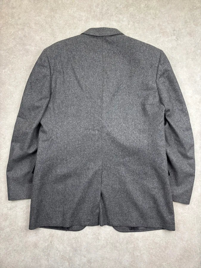 1990s Christian Dior Grey Wool Blazer & Pants Suit Set GDqXlUN 5