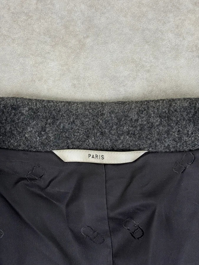 1990s Christian Dior Grey Wool Blazer & Pants Suit Set GDqXlUN 16