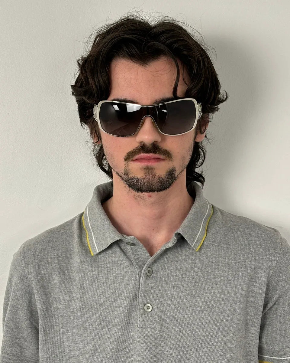 Christian Dior Metal Swarovski Shield Black Sunglasses FEdisVt 1