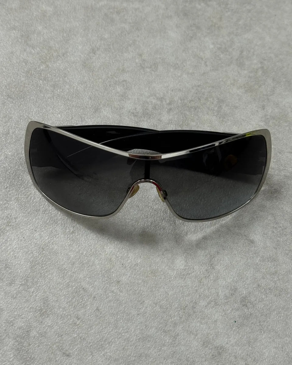 Christian Dior Metal Swarovski Shield Black Sunglasses FEdisVt 3