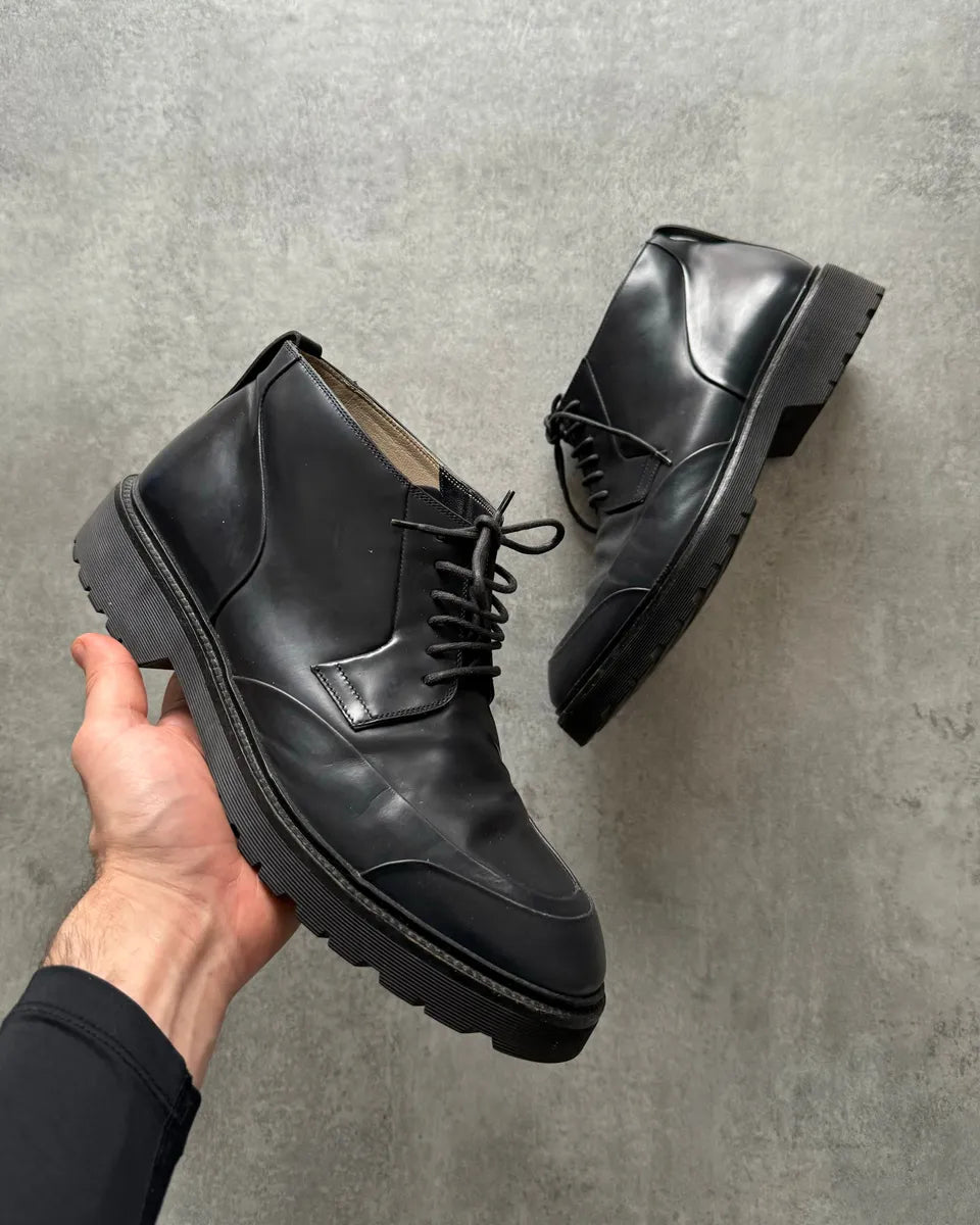 Christian Dior Obsidian Mid Leather Boots (42eu/us8.5) KnmPwAl 0