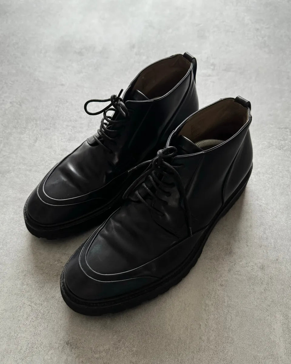 Christian Dior Obsidian Mid Leather Boots (42eu/us8.5) KnmPwAl 7