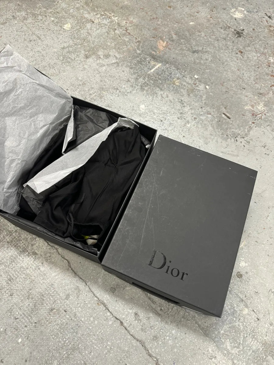 Christian Dior Yellow & Black Derby Leather Shoes by Kim Jones (40.5eu/us7.5) 11