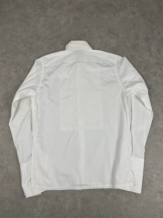 Christian Lacroix White Embroidered Plastron Shirt vOzGpaQ 5