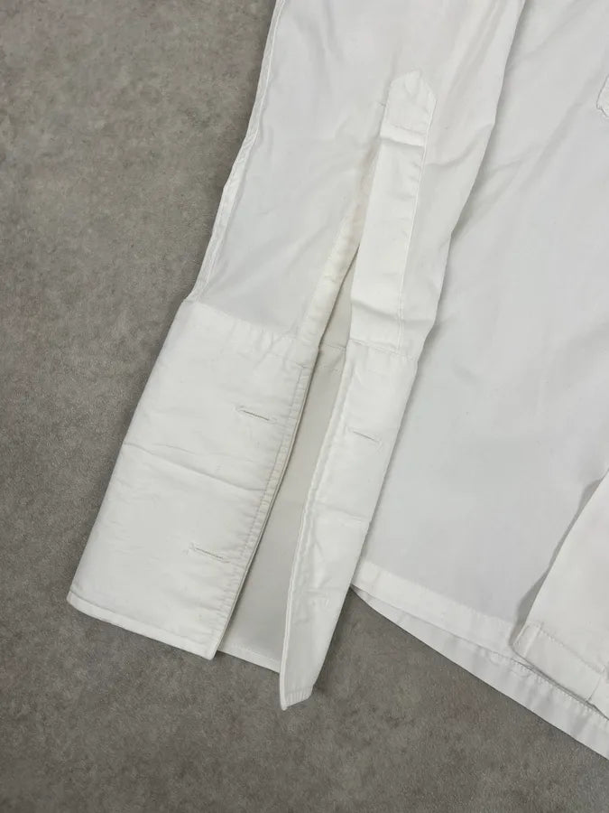 Christian Lacroix White Embroidered Plastron Shirt vOzGpaQ 10