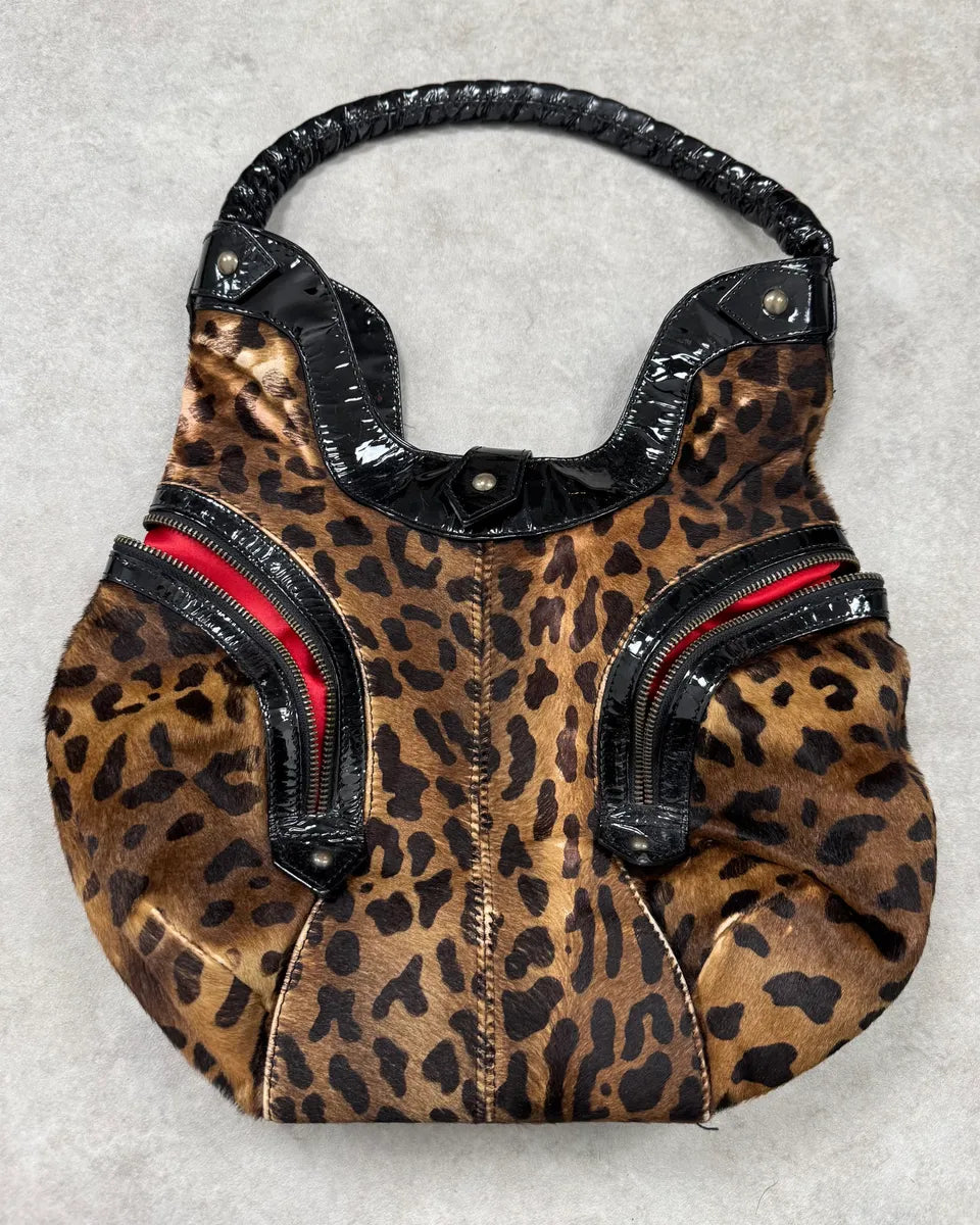Christian Louboutin Leopard Calf Hair Handle Bag UmIzrse 0