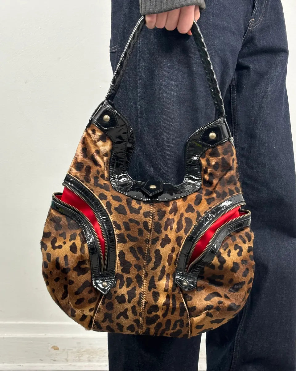 Christian Louboutin Leopard Calf Hair Handle Bag UmIzrse 2