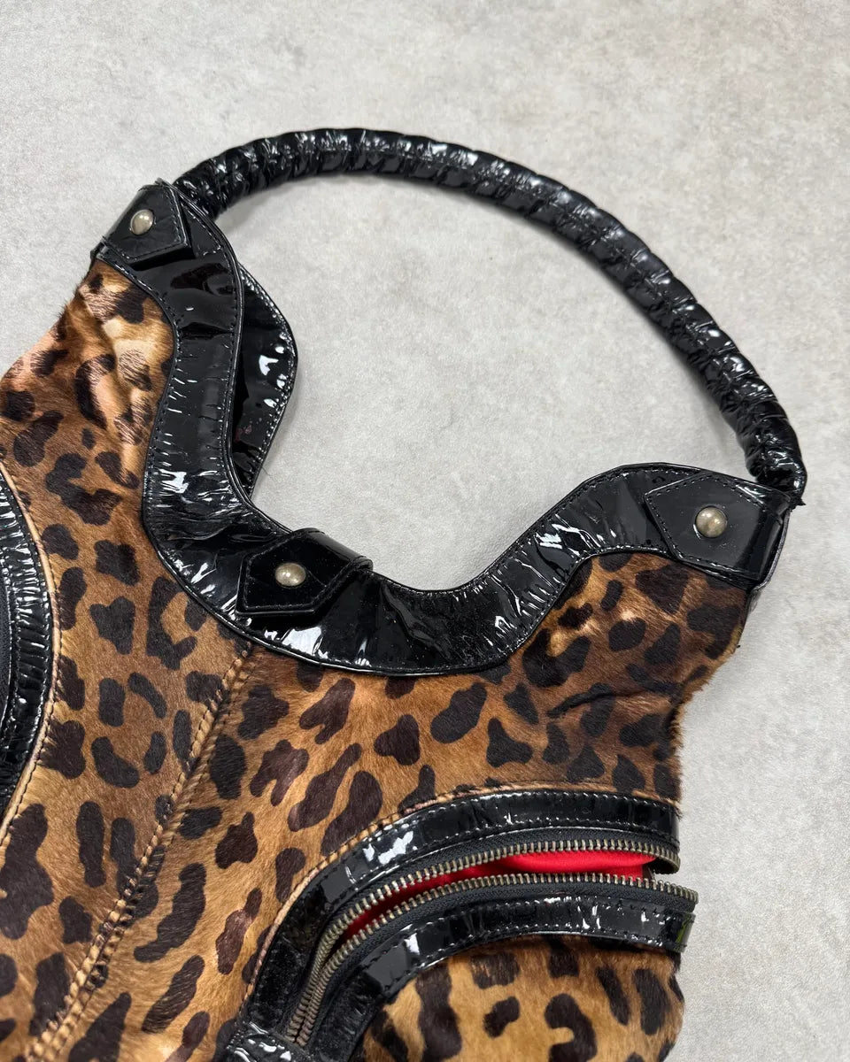 Christian Louboutin Leopard Calf Hair Handle Bag UmIzrse 3