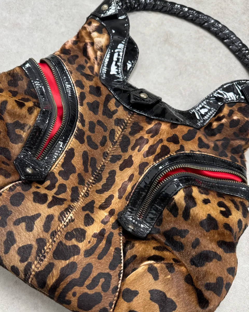 Christian Louboutin Leopard Calf Hair Handle Bag UmIzrse 4