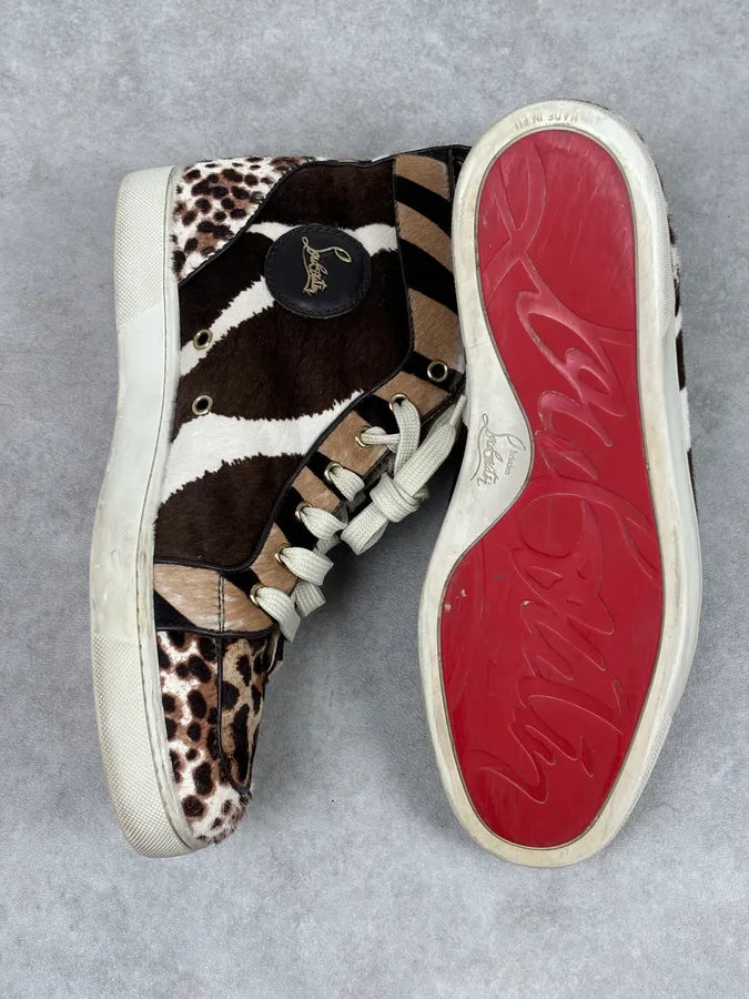 Christian Louboutin “Rantus Orlato Flat” Pony Hair Sneakers XQEiWjB 14
