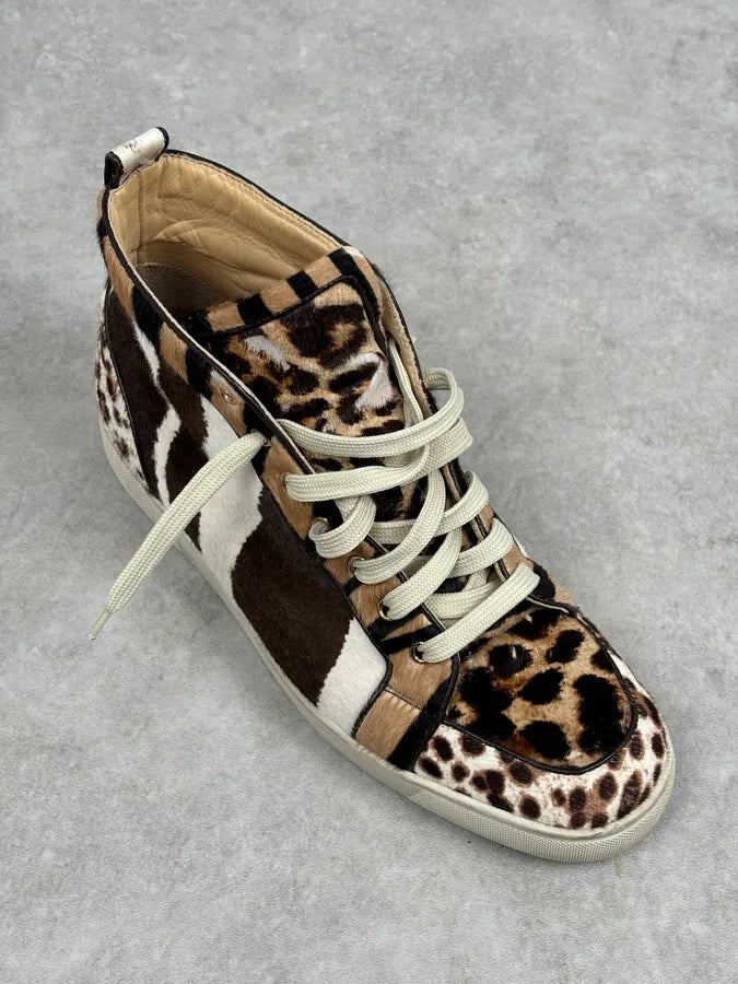 Christian Louboutin “Rantus Orlato Flat” Pony Hair Sneakers XQEiWjB 12