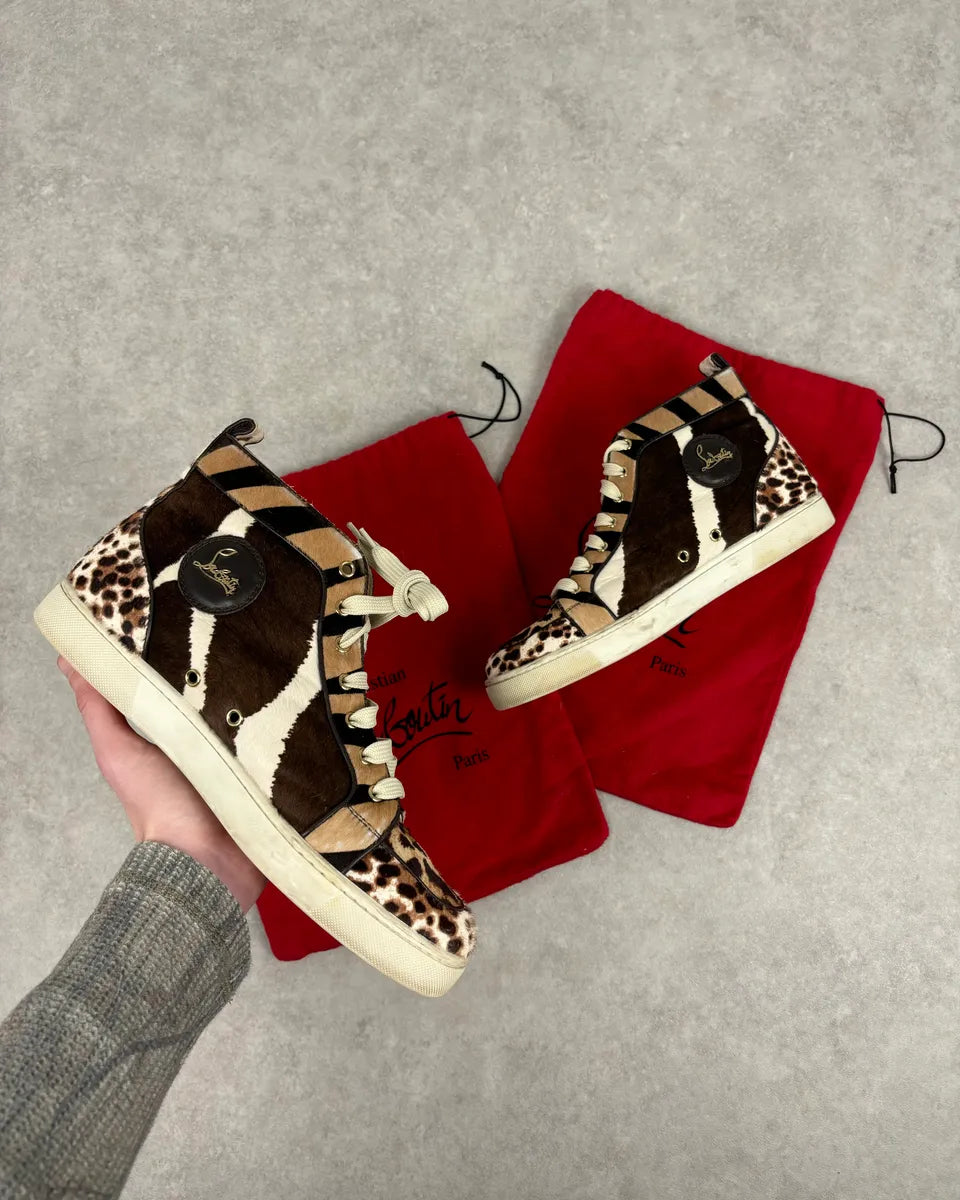 Christian Louboutin “Rantus Orlato Flat” Pony Hair Sneakers XQEiWjB 0