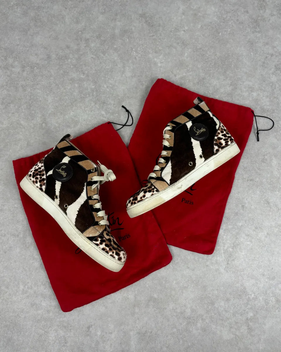 Christian Louboutin “Rantus Orlato Flat” Pony Hair Sneakers XQEiWjB 1