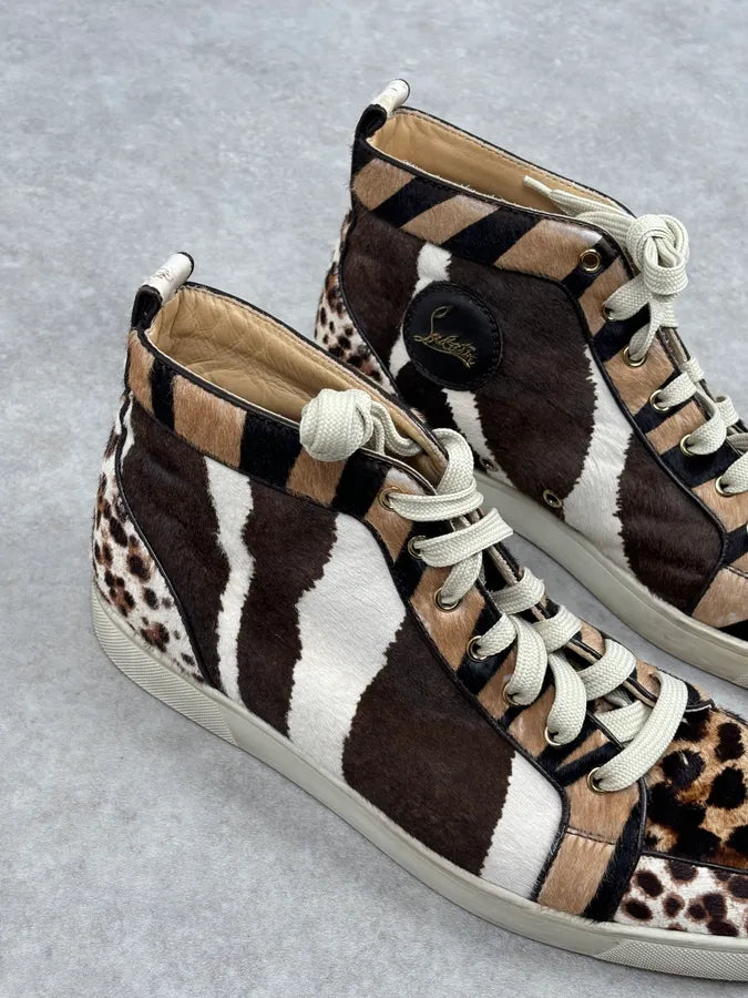 Christian Louboutin “Rantus Orlato Flat” Pony Hair Sneakers XQEiWjB 8