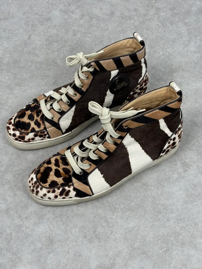 Christian Louboutin “Rantus Orlato Flat” Pony Hair Sneakers XQEiWjB 11