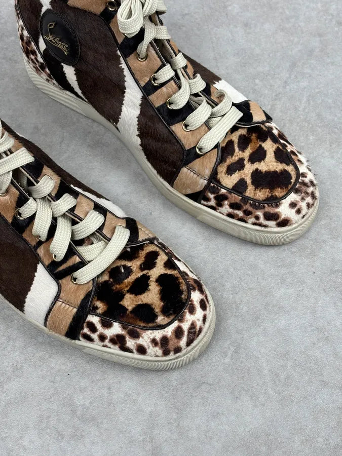 Christian Louboutin “Rantus Orlato Flat” Pony Hair Sneakers XQEiWjB 9