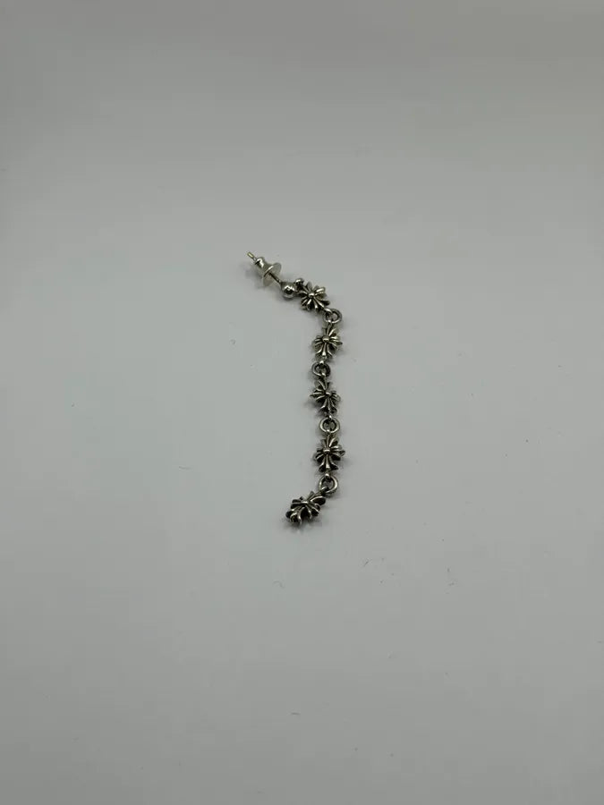 Chrome Hearts 5 Drop Tiny E Silver Earring hIxvznA 6